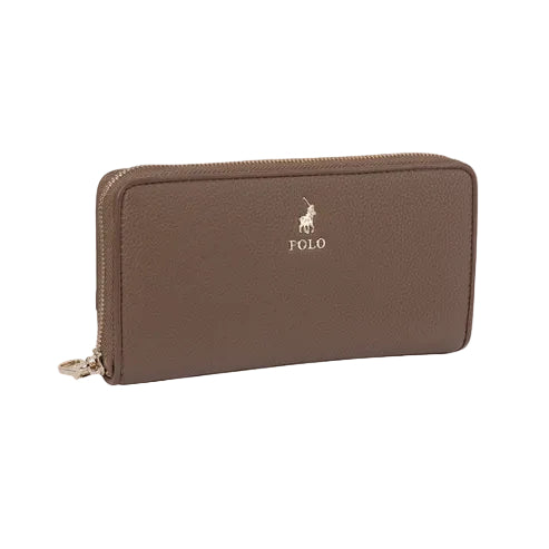 Polo Lyon Zip Around Purse-Taupe POS431462