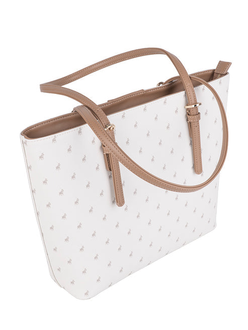 Polo Kensington Tote Bag-White POS535101.