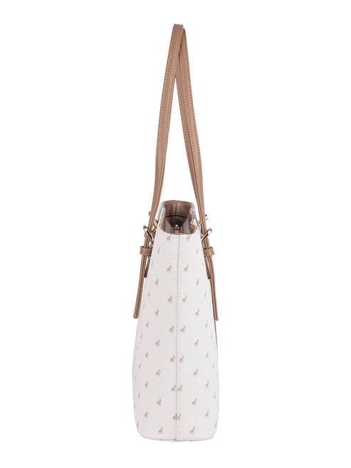 Polo Kensington Tote Bag-White POS535101.