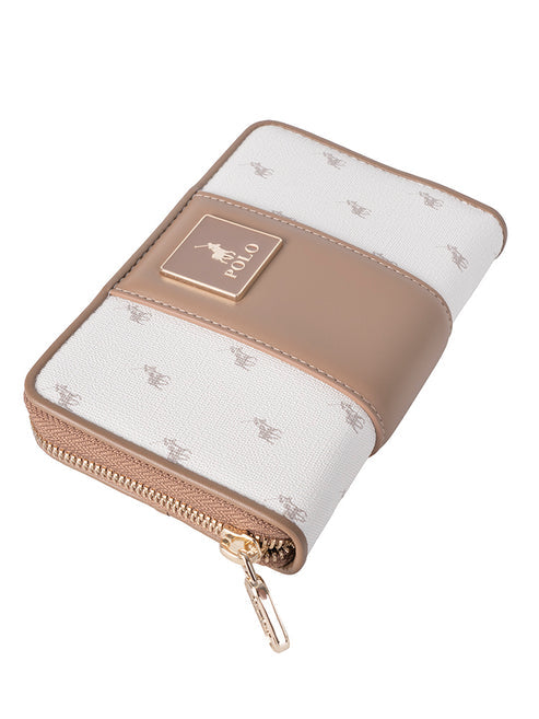 Polo Kensington Medium Zip Around Purse-White POS535441.