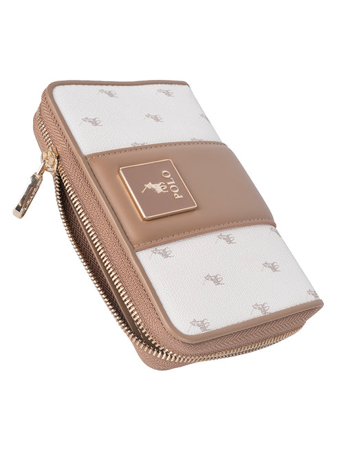 Polo Kensington Medium Zip Around Purse-White POS535441.
