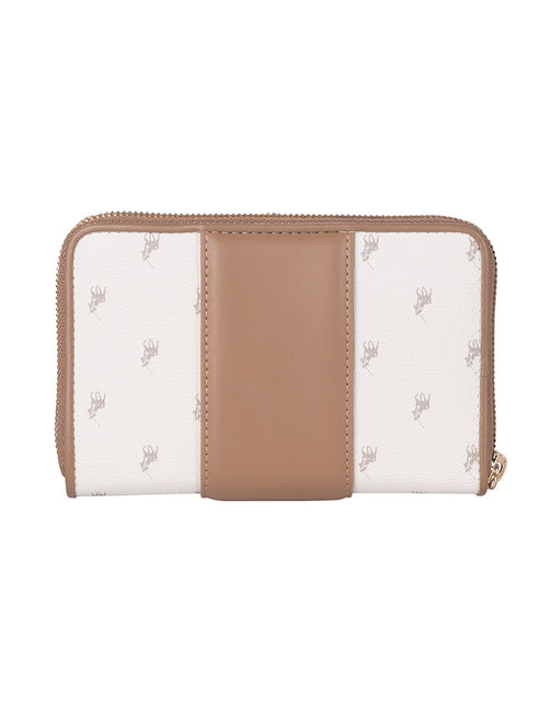 Polo Kensington Medium Zip Around Purse-White POS535441.