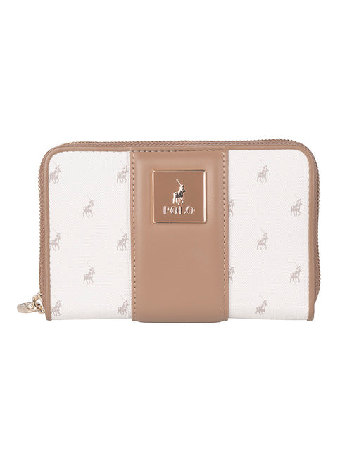Polo Kensington Medium Zip Around Purse-White POS535441.