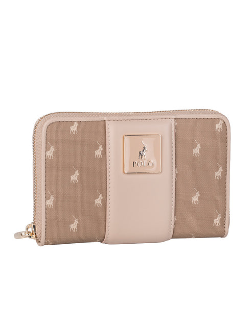 Polo Kensington Medium Zip Around Purse-Brown POS535442