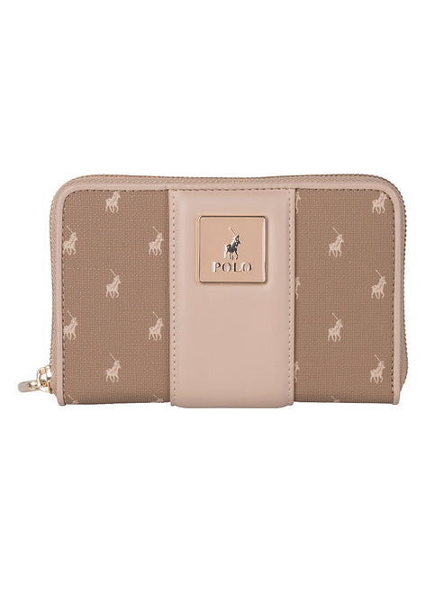 Polo Kensington Medium Zip Around Purse-Brown POS535442