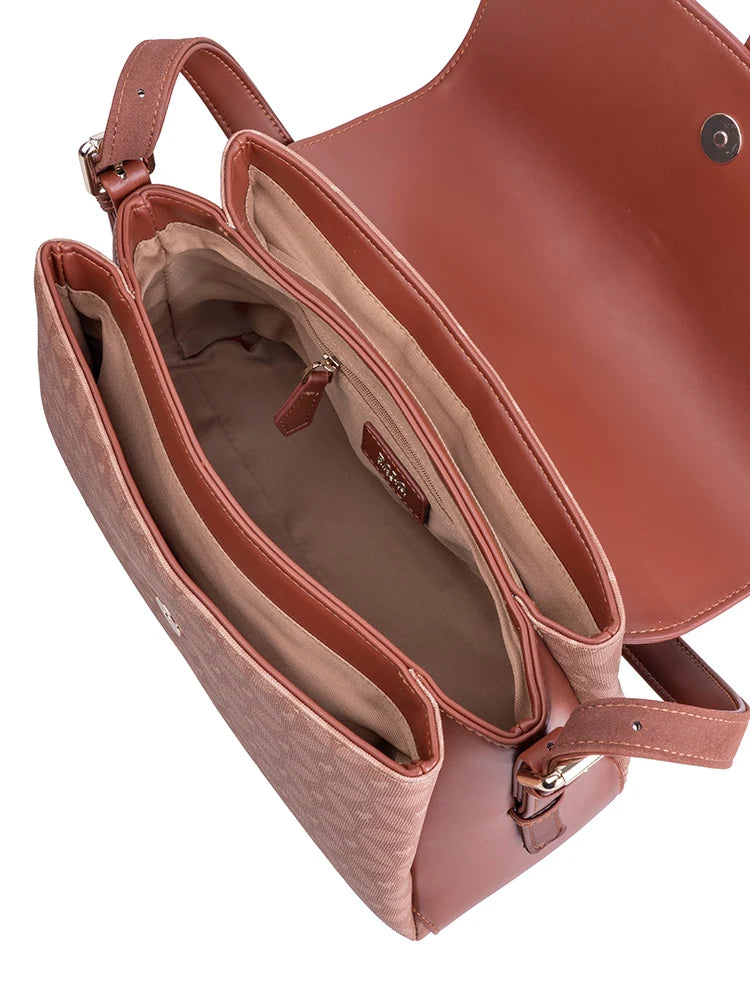 Polo Medina Shoulder Flapover Bag-Chestnut POS536271.