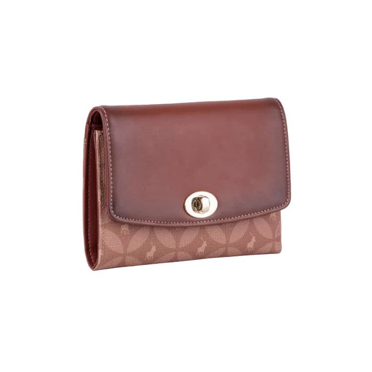 Polo Medina Medium Trifold Purse-Chestnut POS536311