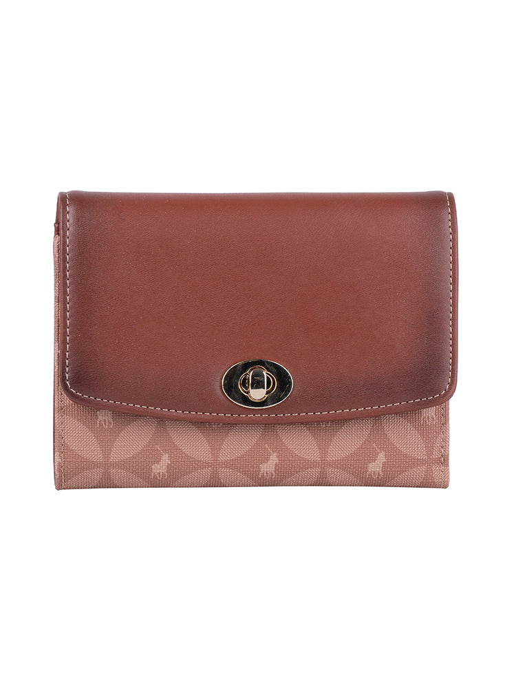 Polo Medina Medium Trifold Purse-Chestnut POS536311