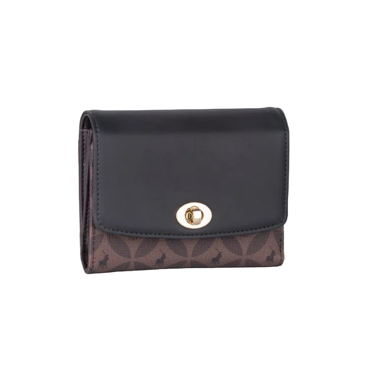 Polo Medina Medium Trifold Purse-Espresso POS536312