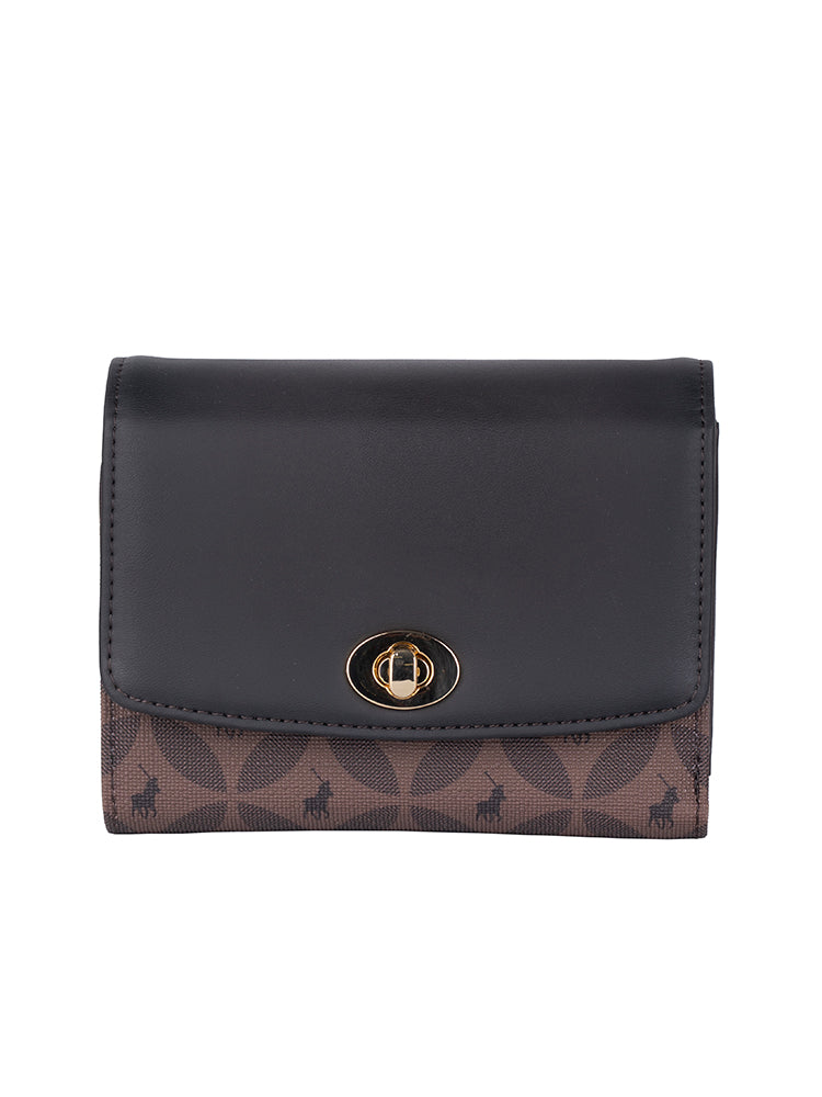 Polo Medina Medium Trifold Purse-Espresso POS536312