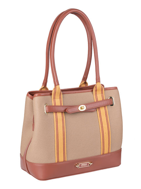 Polo Riviera Tote Bag-Tan POS537102.