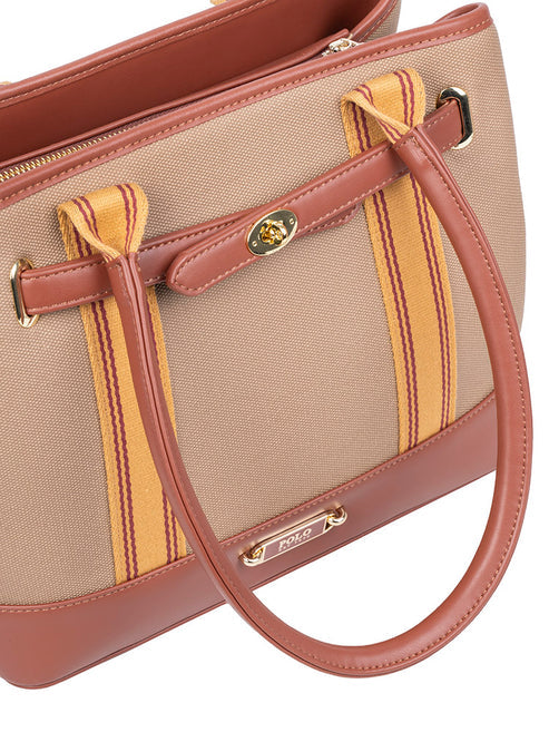 Polo Riviera Tote Bag-Tan POS537102.