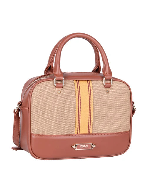 Polo Riviera Top Handle Camera Bag-Tan POS537242