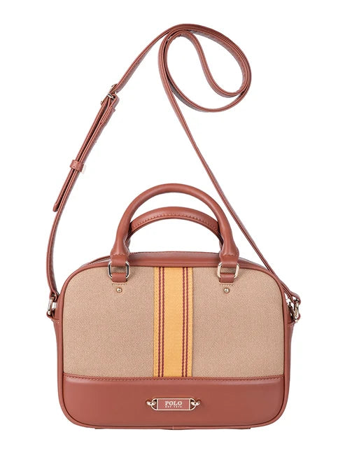 Polo Riviera Top Handle Camera Bag-Tan POS537242