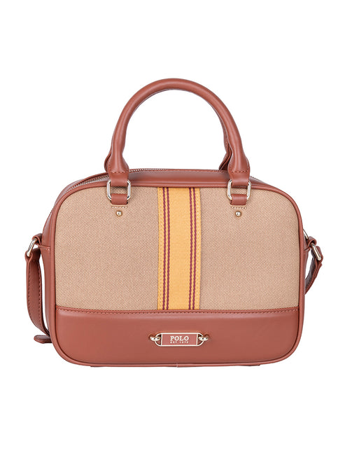 Polo Riviera Top Handle Camera Bag-Tan POS537242