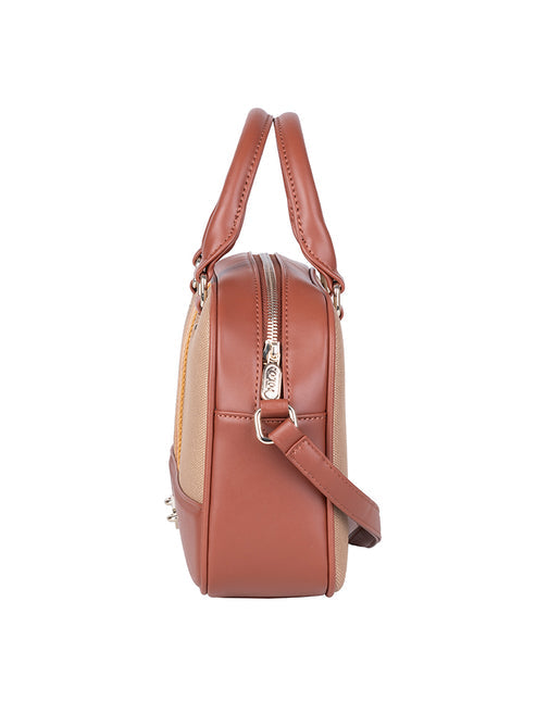 Polo Riviera Top Handle Camera Bag-Tan POS537242