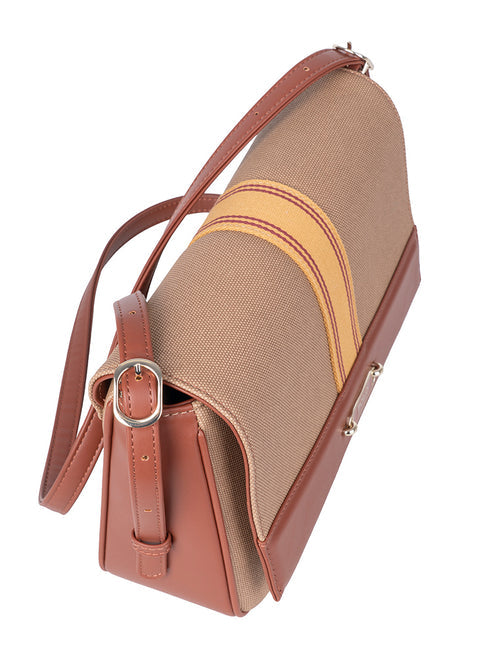 Polo Riviera Flapover Bag-Tan POS537262