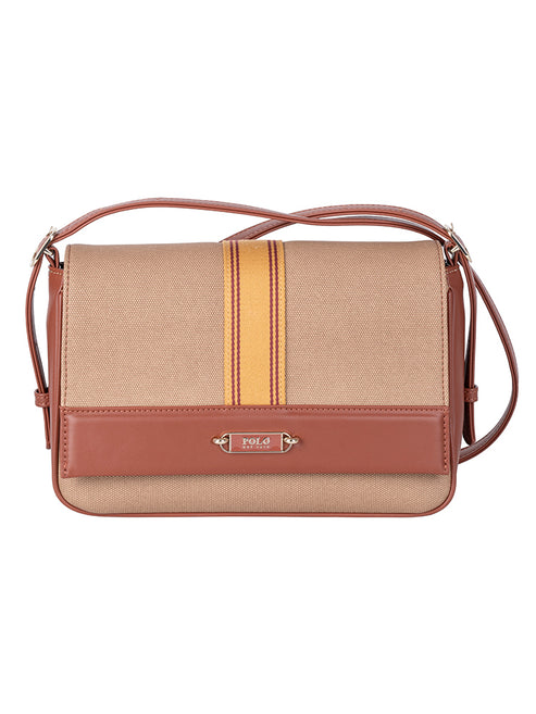 Polo Riviera Flapover Bag-Tan POS537262