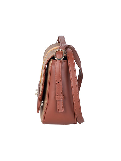 Polo Riviera Flapover Bag-Tan POS537262