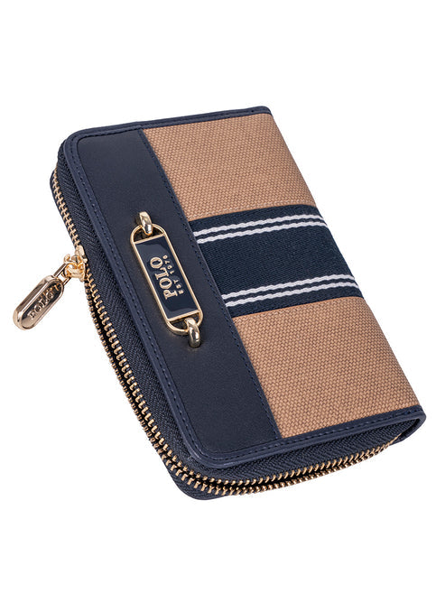 Polo Riviera Medium Zip Around Purse-Navy POS537446.