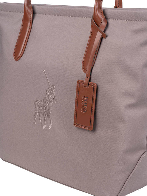 Polo Spectator Tote Bag-Taupe POS538102