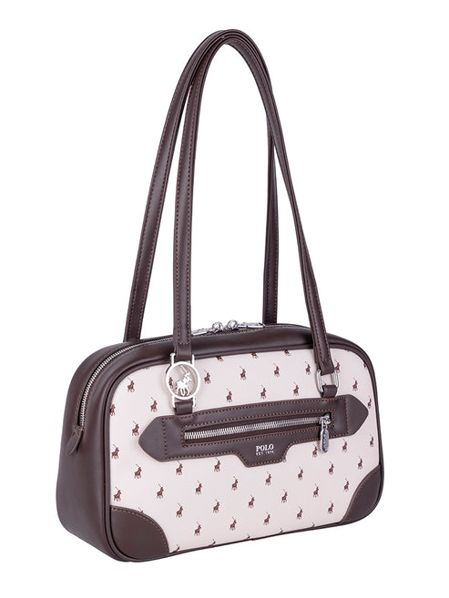 Polo Encore E/W Satchel-Cream POS539091