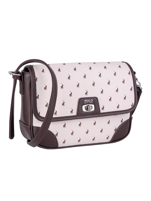 Polo Encore Flapover Bag-Cream POS539261.
