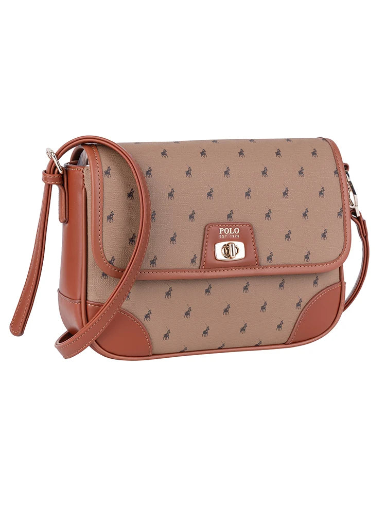Polo Encore Flapover Bag-Camel POS539262