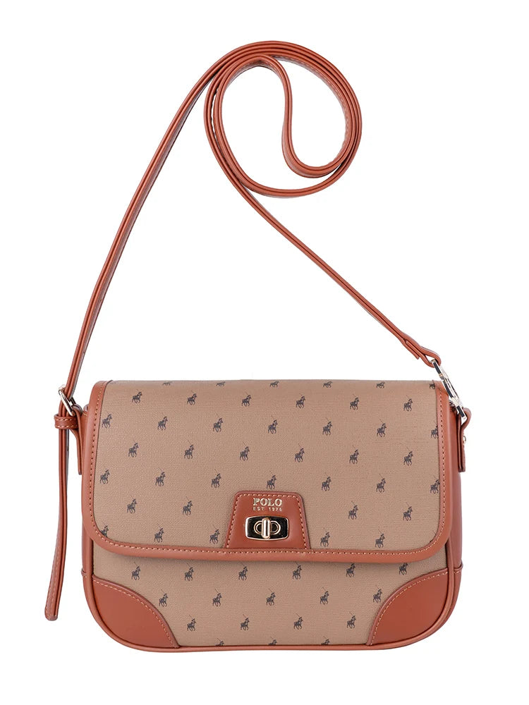 Polo Encore Flapover Bag-Camel POS539262
