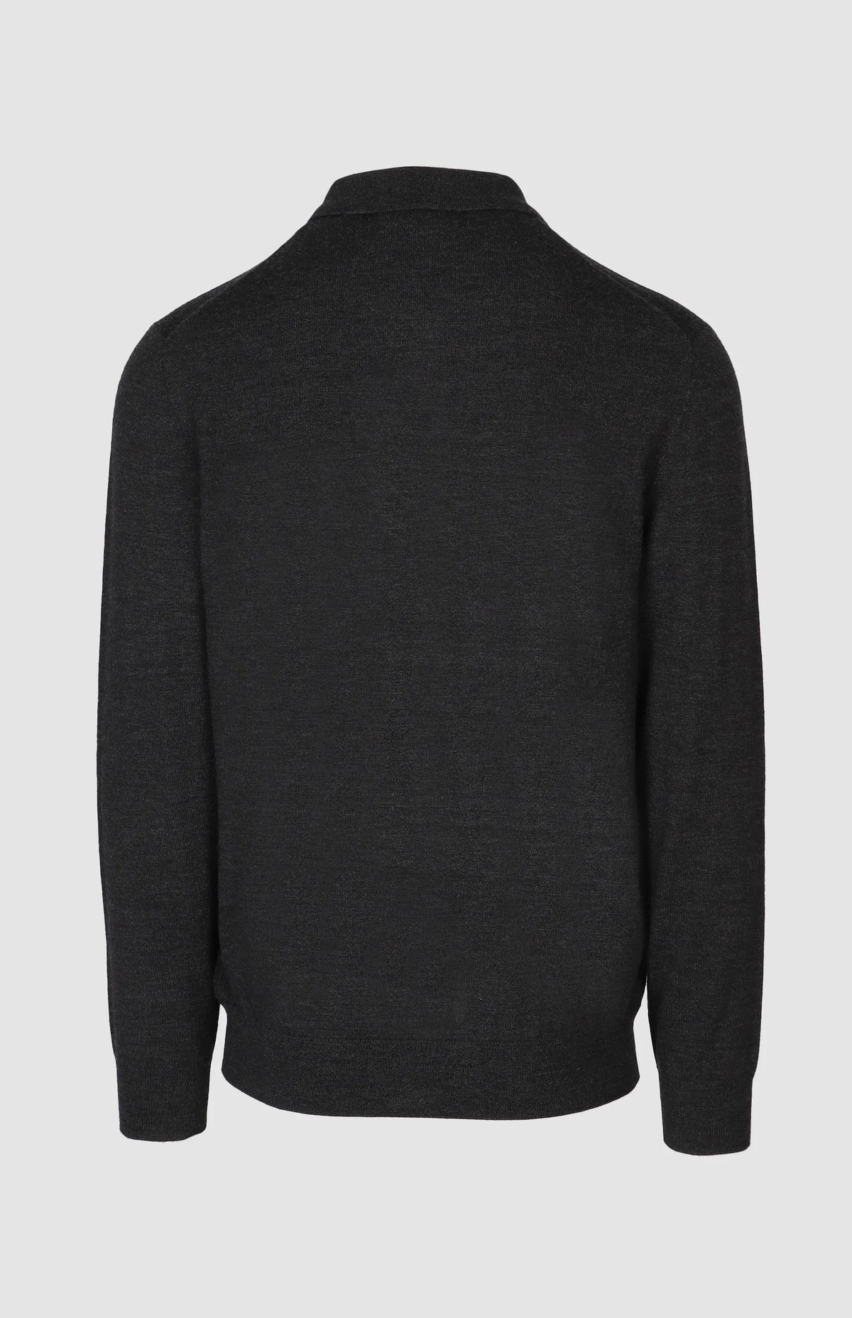 Pringle Jersey Gary Long Sleeve Merino Golfer Charcoal MKNI1010 PR110399.