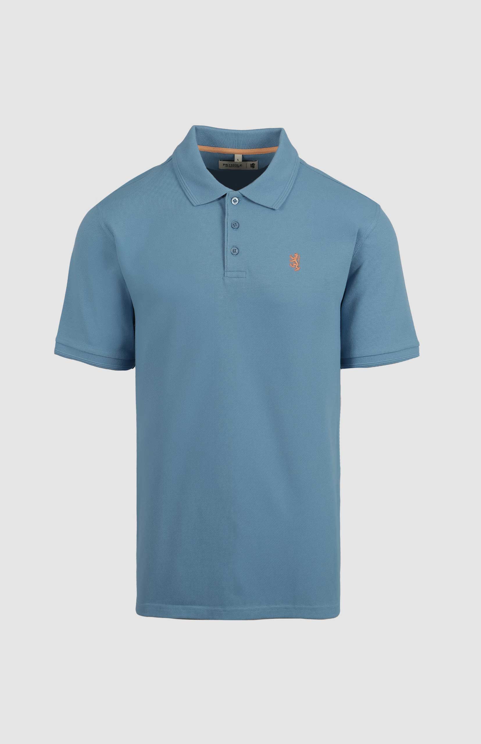 Pringle Austyn Pique Golfer Mid Blue (8029291118681)