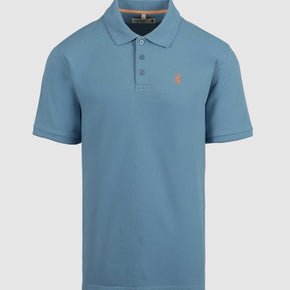 Pringle Austyn Pique Golfer Mid Blue (8029291118681)