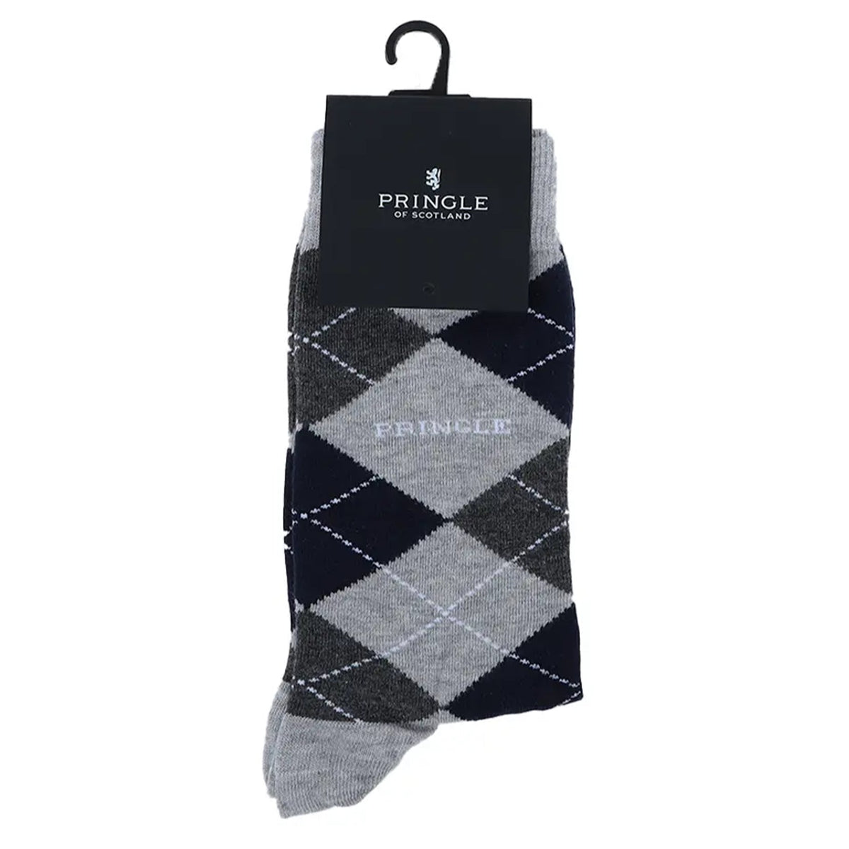 Men's Pringle Black Core Argyle Socks