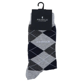 Men's Pringle Black Core Argyle Socks