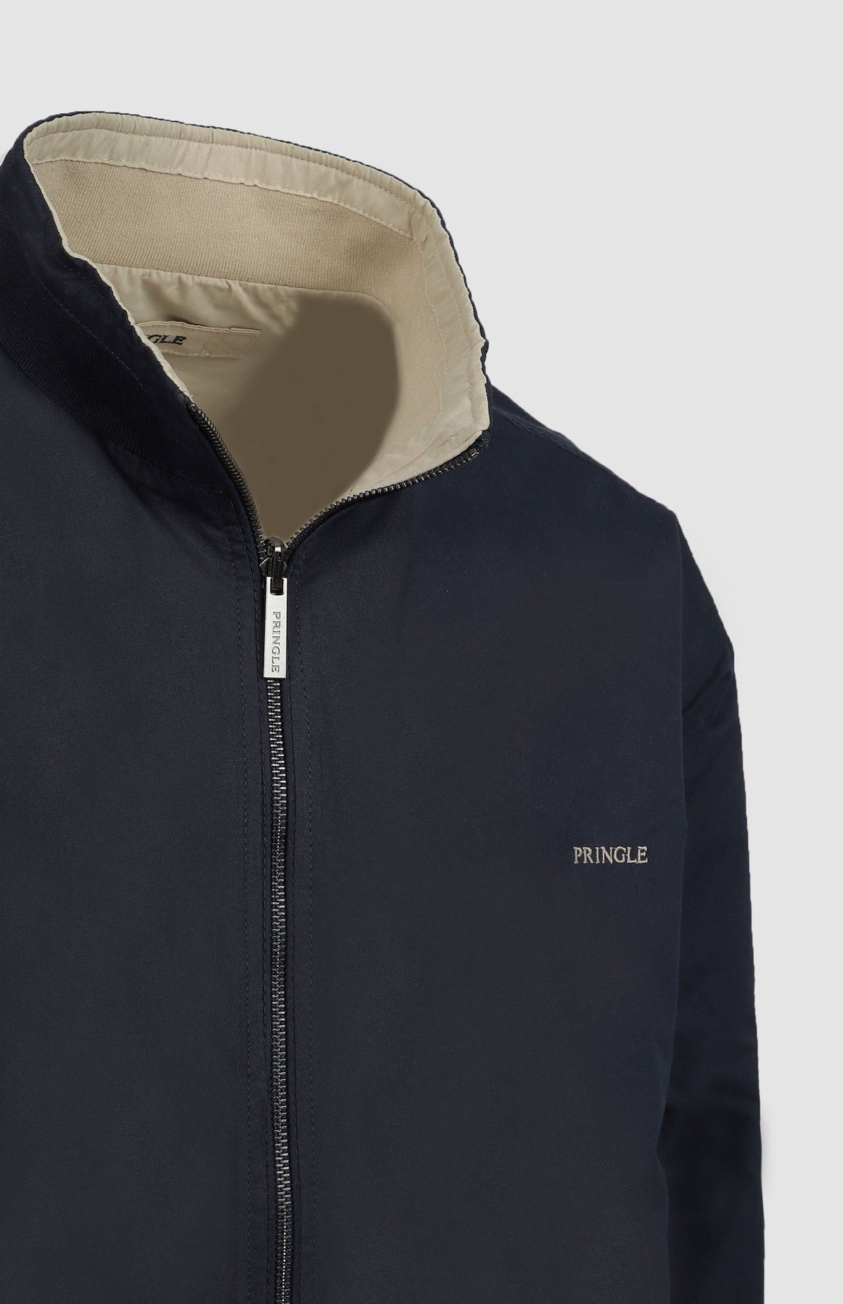 Pringle Larry Reversible Bomber Jacket Navy MCJ1500 PR111279.