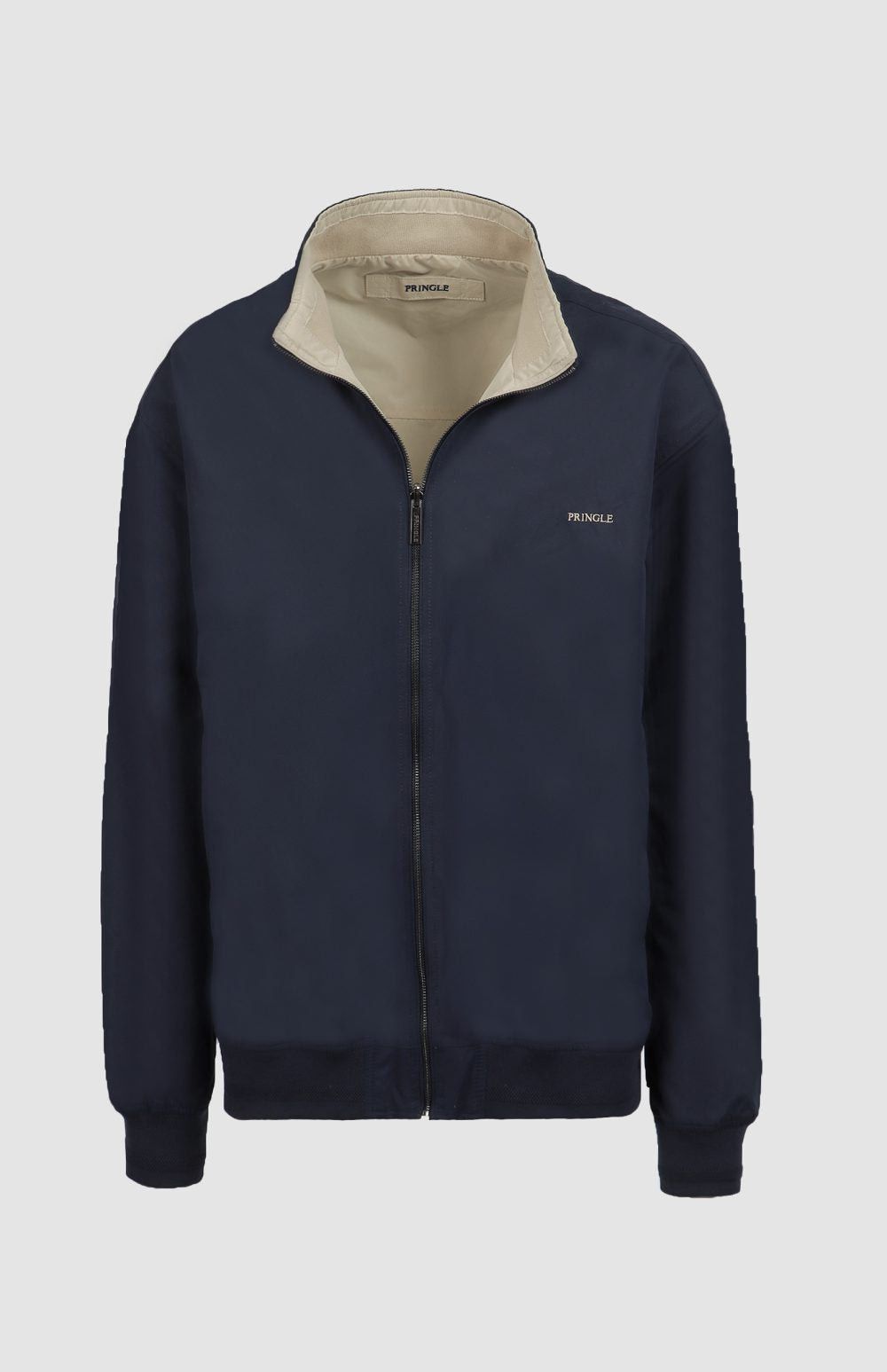 Pringle Larry Reversible Bomber Jacket Navy MCJ1500 PR111279.
