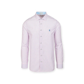 Pringle Sloan Micro Check Tailored Shirt Pink