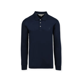 Pringle Donald Long Sleeve Golfer Navy