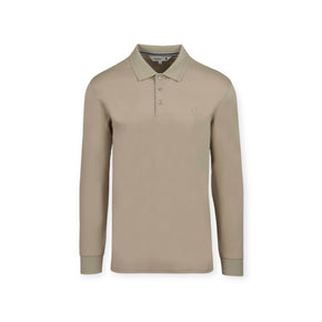 Pringle Donald Long Sleeve Golfer Stone