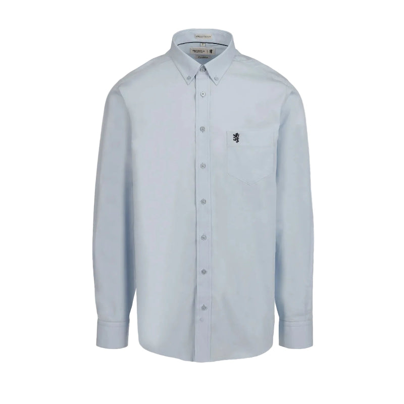 Pringle Jacob Long Sleeve Classic Shirt  Light Blue MSLS1750T PR111778.