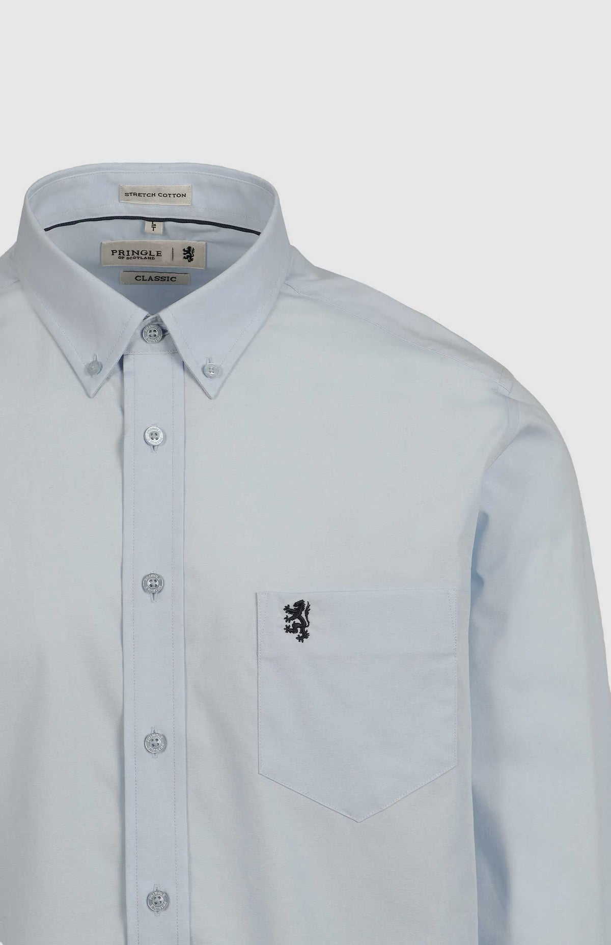 Pringle Jacob Long Sleeve Classic Shirt  Light Blue MSLS1750T PR111778.