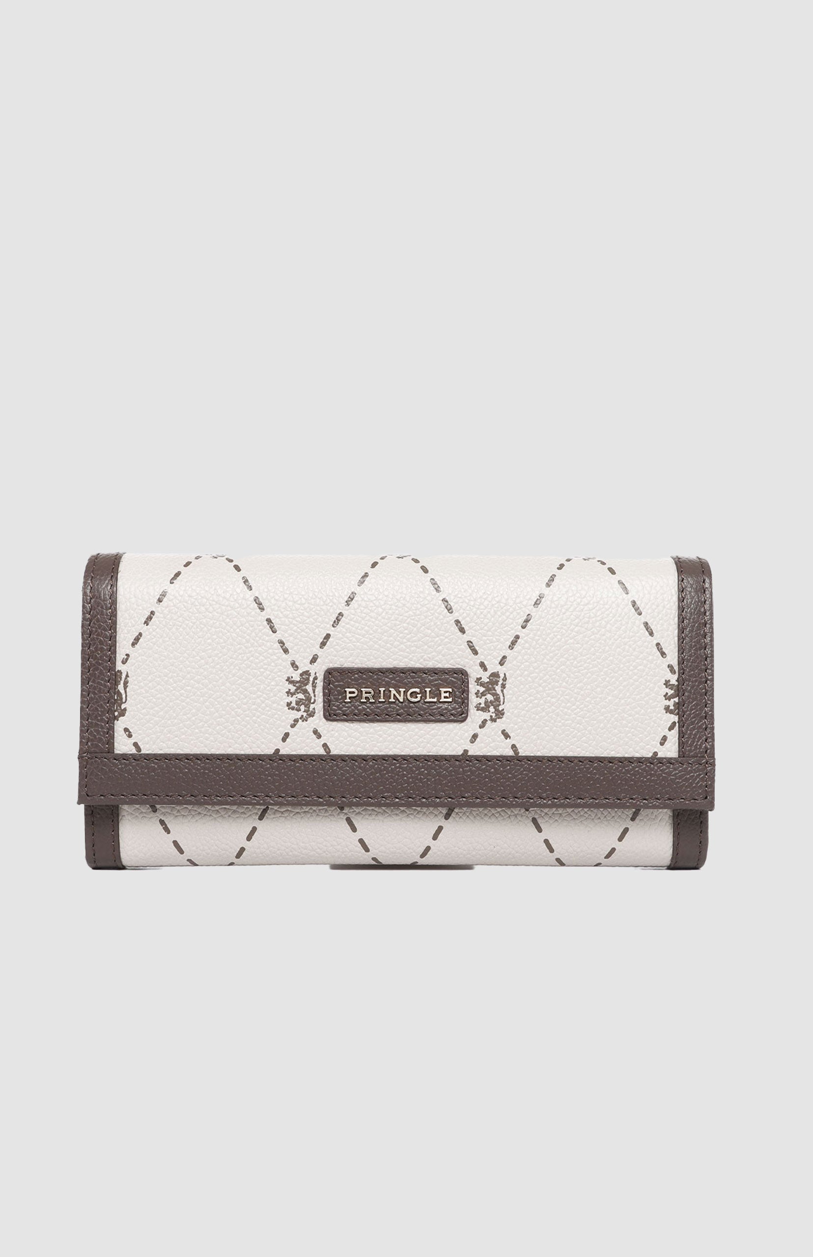 Pringle Argyle Aop Flapover Purse Stone (8029791420505)
