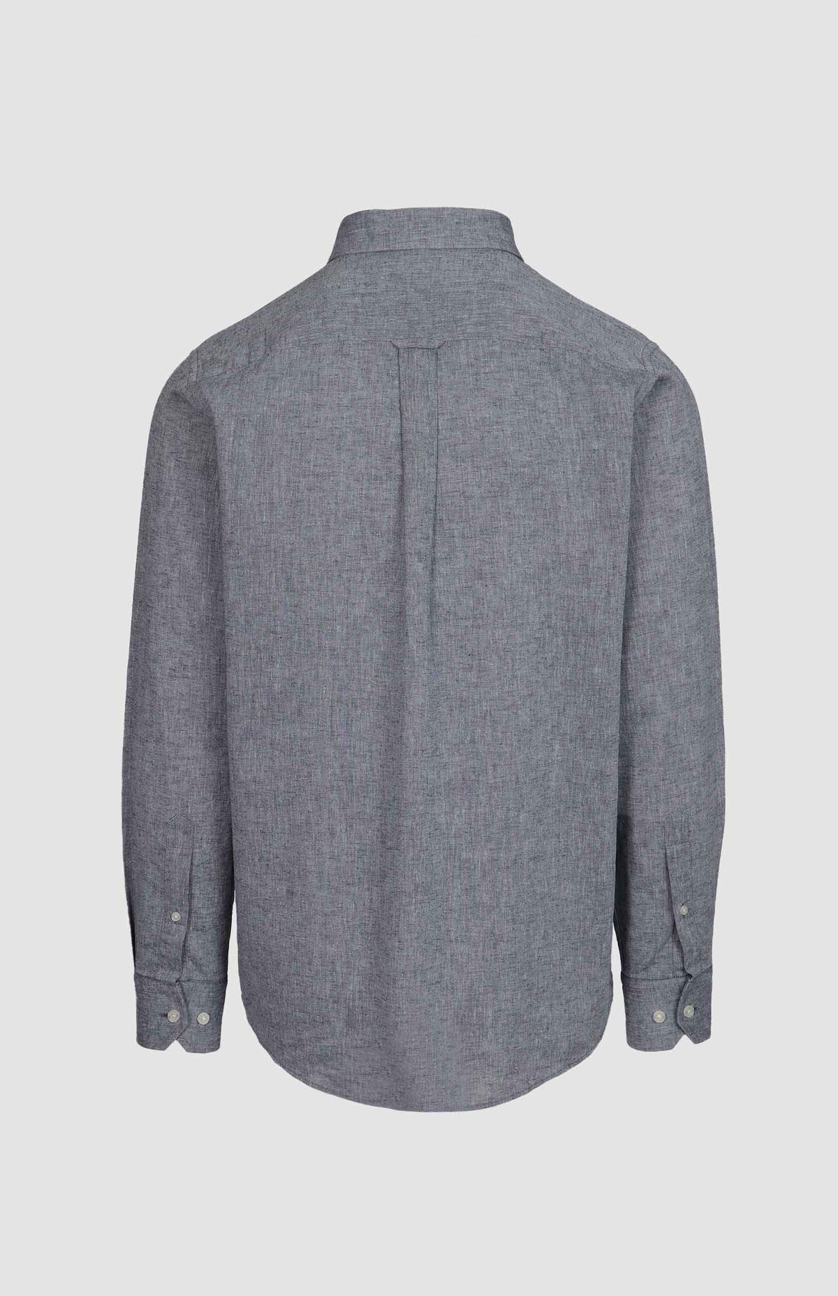 Pringle Riaan Cotton-Linen Classic Shirt Navy