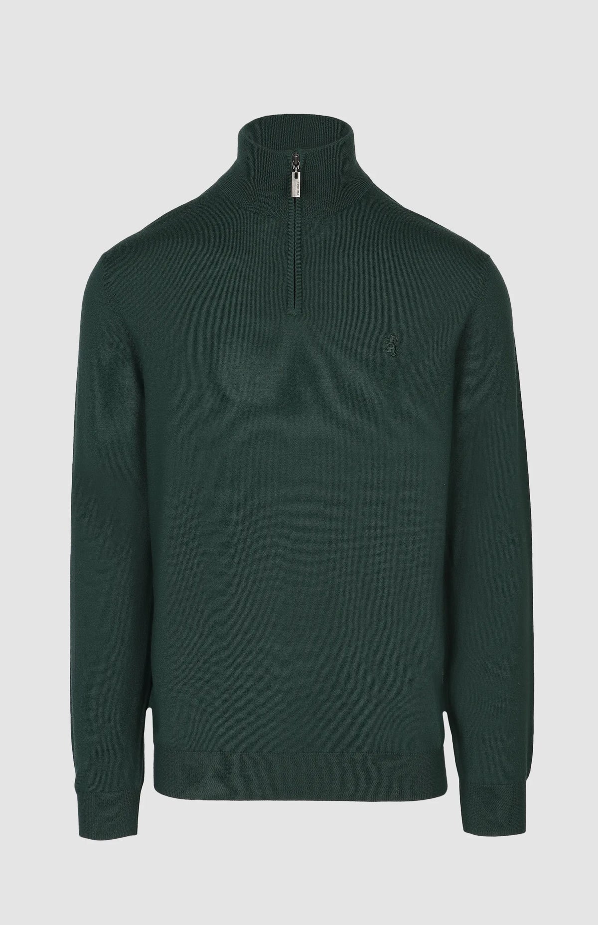 Pringle Jersey Ernie 1/4-Zip Merino Knitwear Green MKNI1805 PR112054.