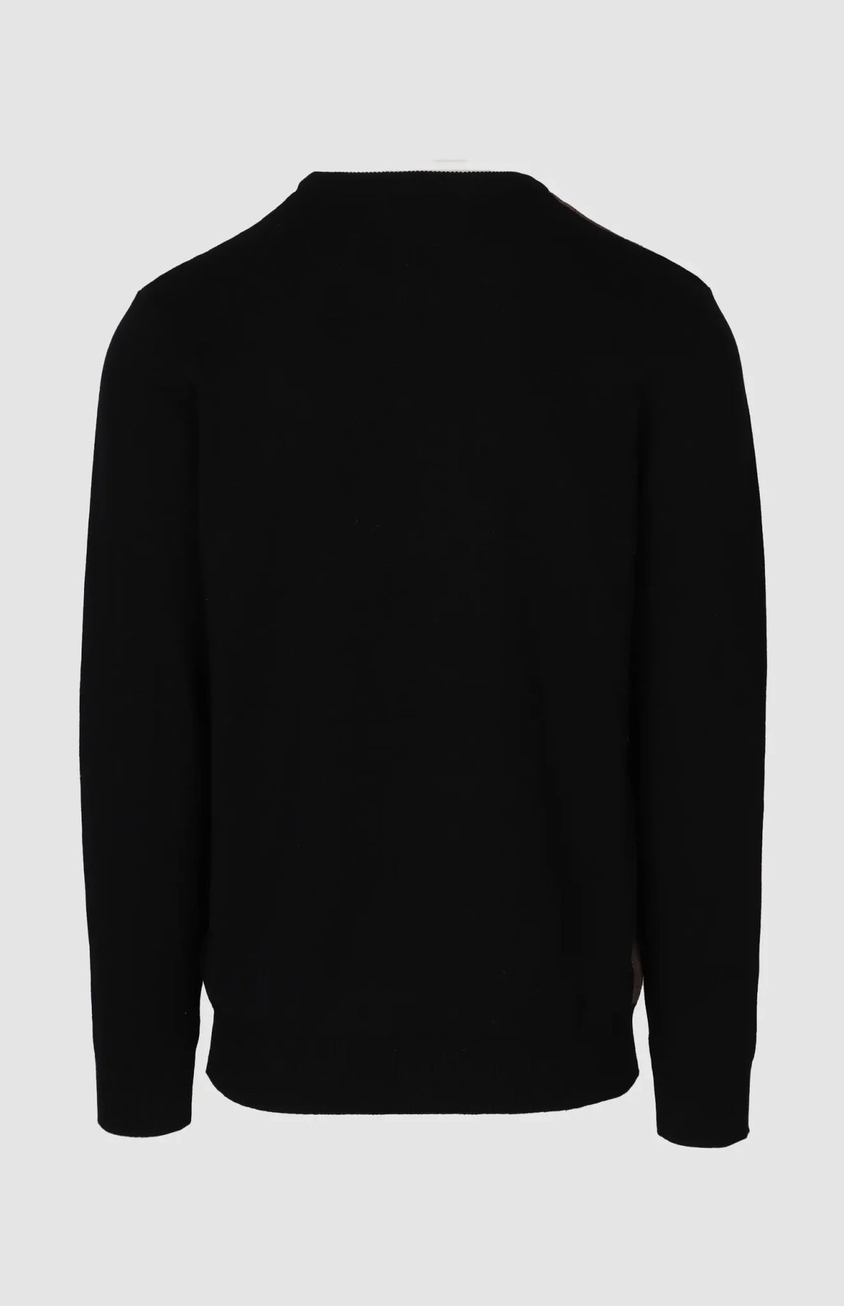 Pringle Paul Argyle Crew Knit-Black