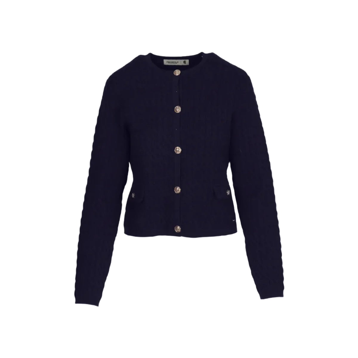 Pringle Florence Cable Knit Cardigan PR112172-NAVY (Copy).