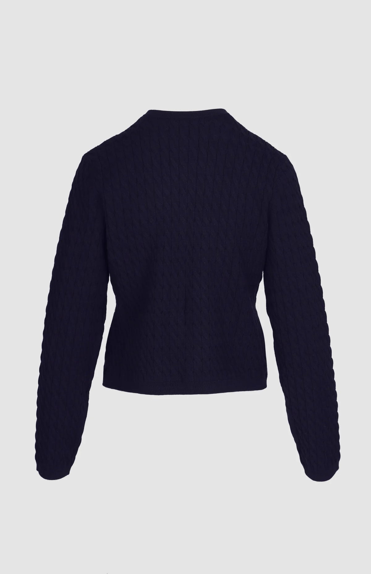 Pringle Florence Cable Knit Cardigan PR112172-NAVY (Copy).