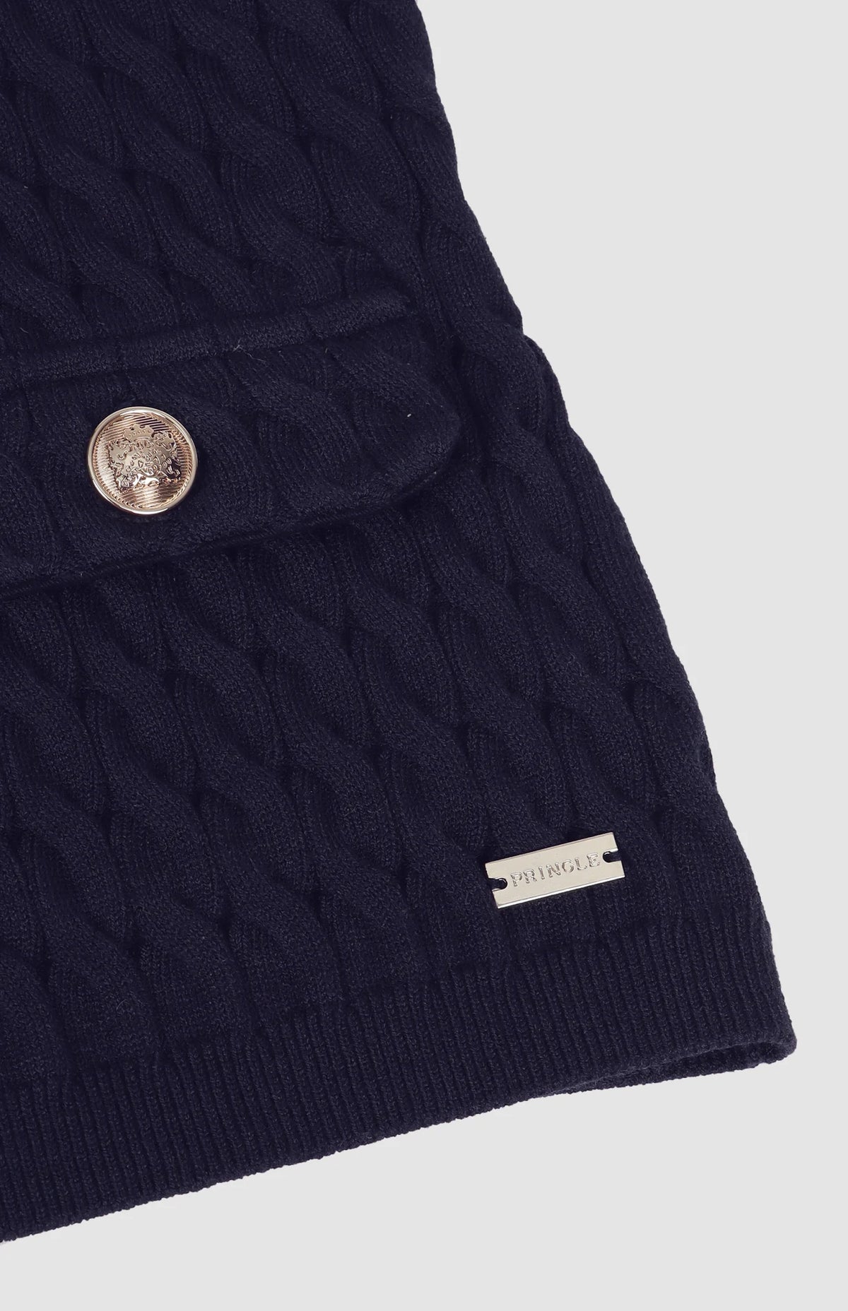 Pringle Florence Cable Knit Cardigan PR112172-NAVY (Copy).