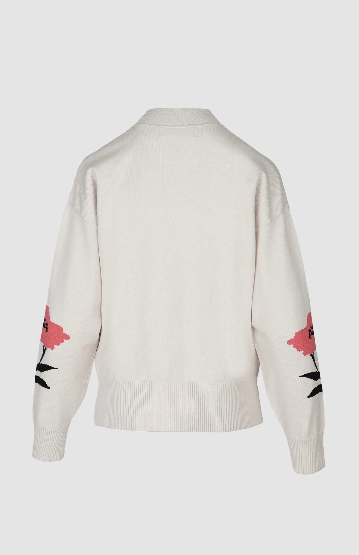Pringle Esme Floral Knit Jersey-Milk PR112177.