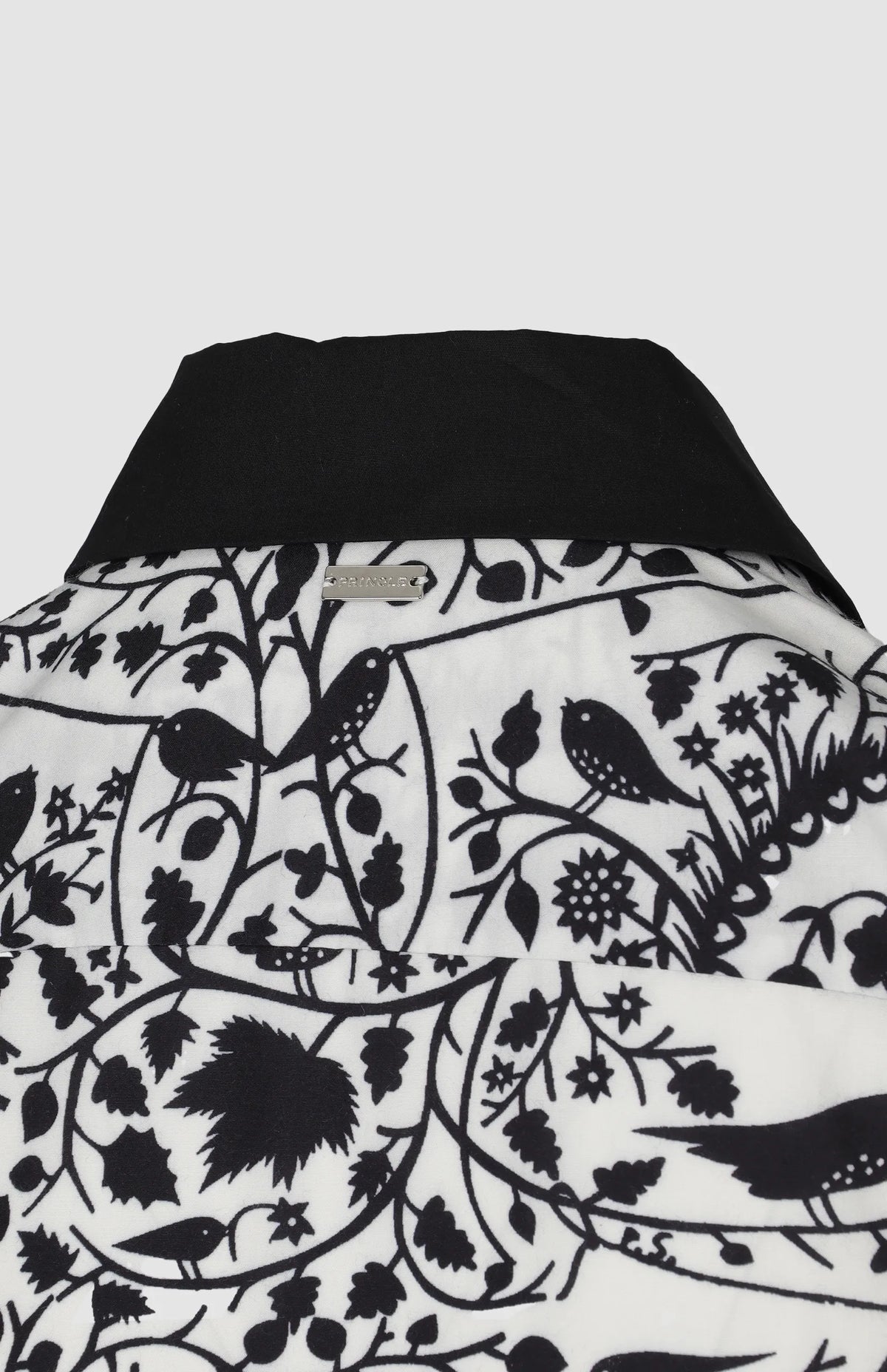 Pringle Natalie Printed Shirt Dress -Black/White PR112183-BLAC